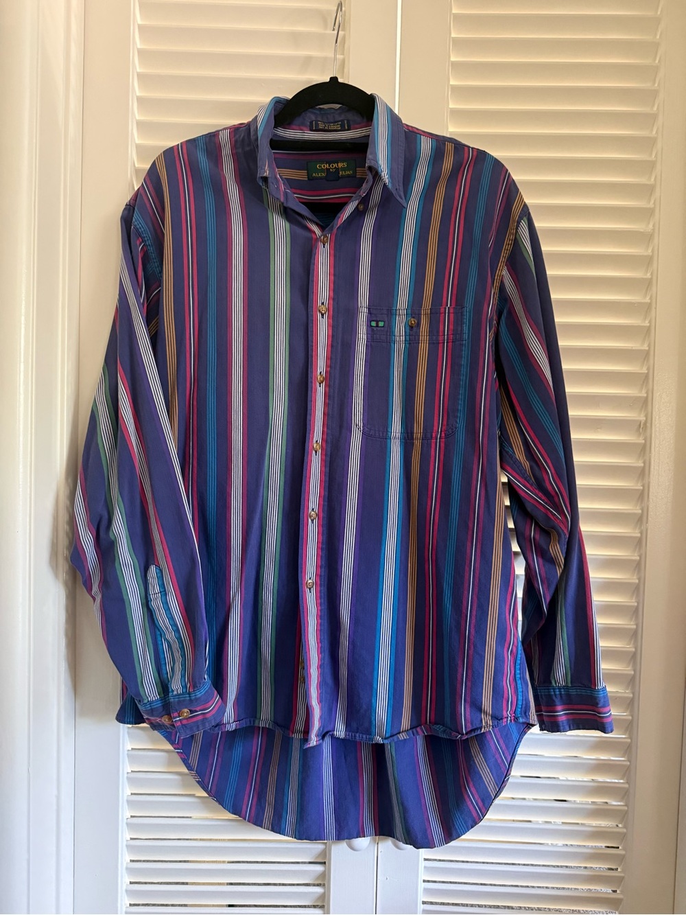 Colours by Alexander Julian Vintage Multi-Stripe Long-Sleeve Shirt